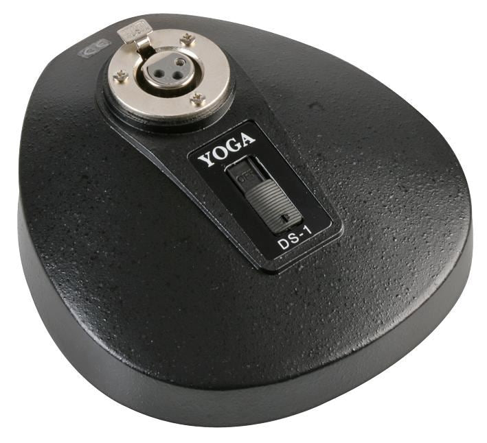 XLR Gooseneck Microphone Stand with Switched Base