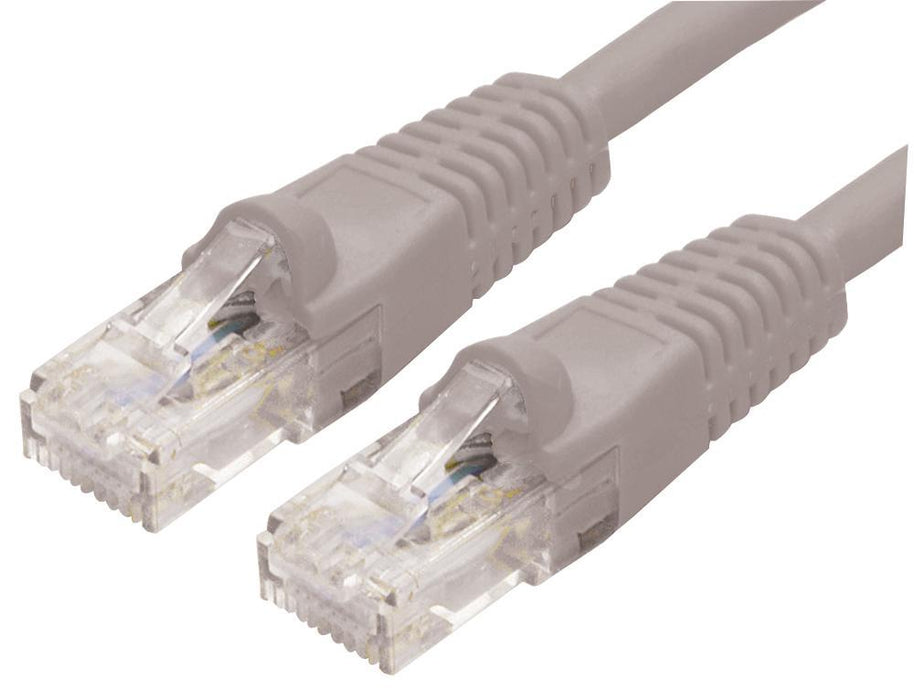 Snagless Cat6 UTP LSOH Ethernet Patch Lead, Grey 2m