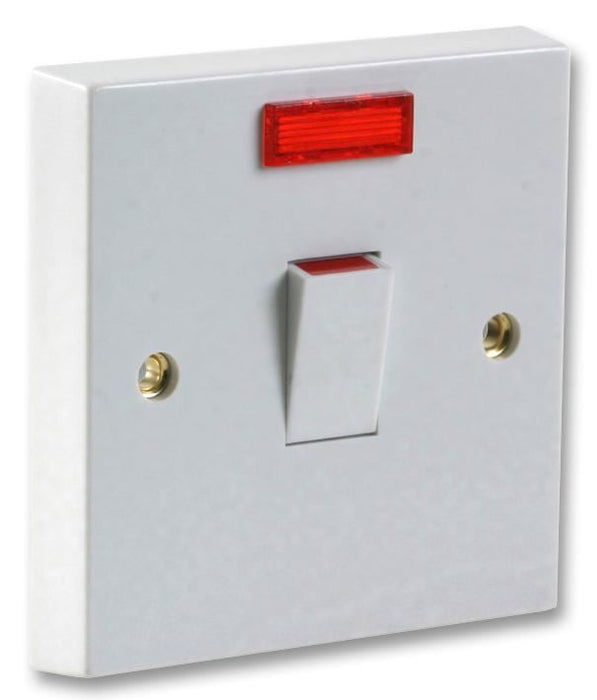 20A Double Pole Switch with Neon