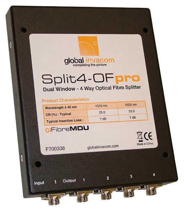 4-Way Optical Fibre Splitter
