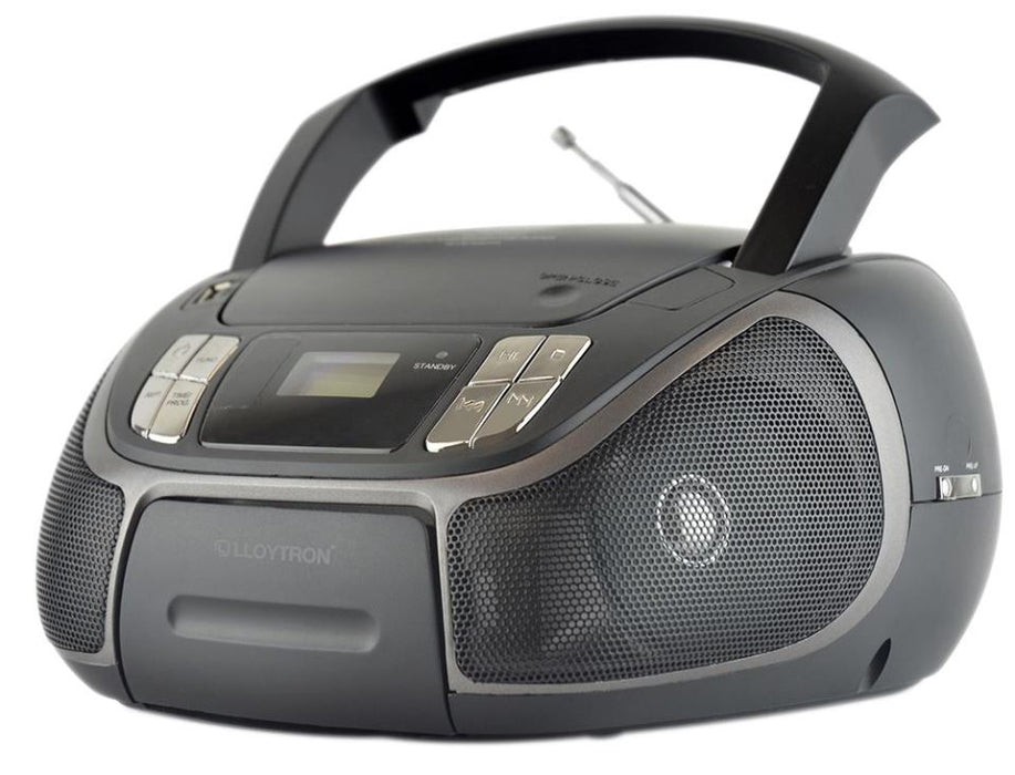 3W Stereo Portable CD Player with FM/USB/AUX/BT