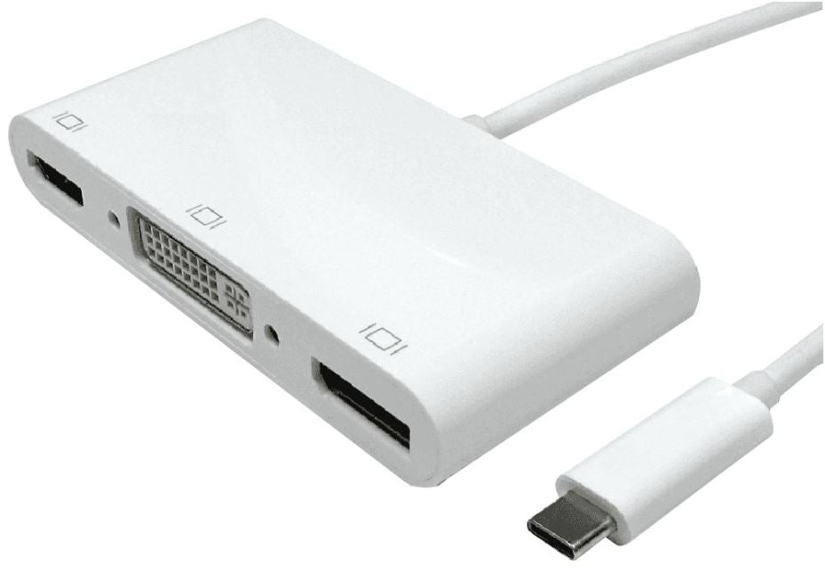 USB-C to 4K DisplayPort, DVI or 4K HDMI Adaptor