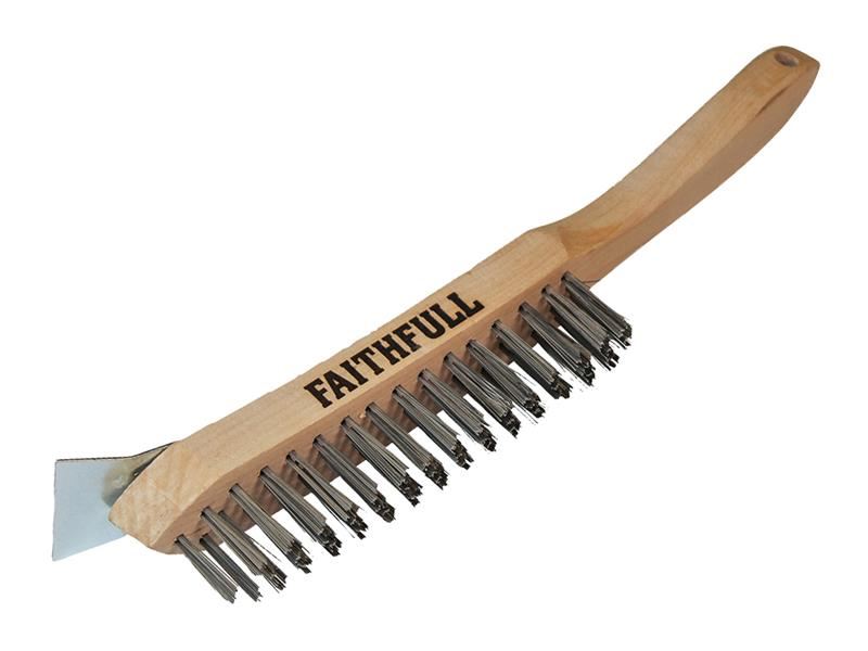 Heavy-Duty Steel Scratch Brush