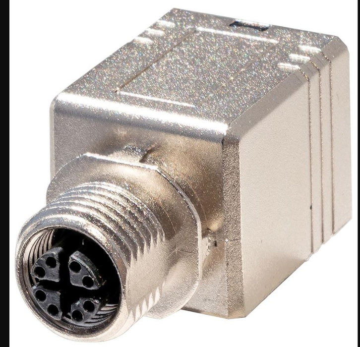 M12 to RJ45 Cat6a STP Adaptor