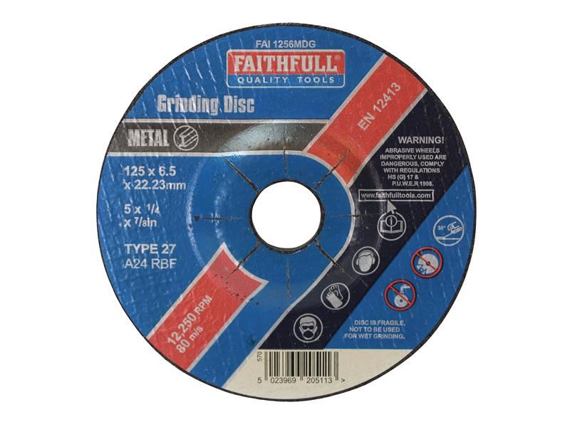 Depressed Centre Metal Grinding Disc