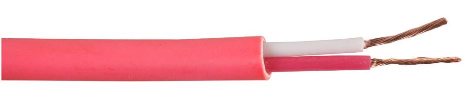 2-Core Unscreened Speaker Cable, 30/0.24mm, Red, 50m