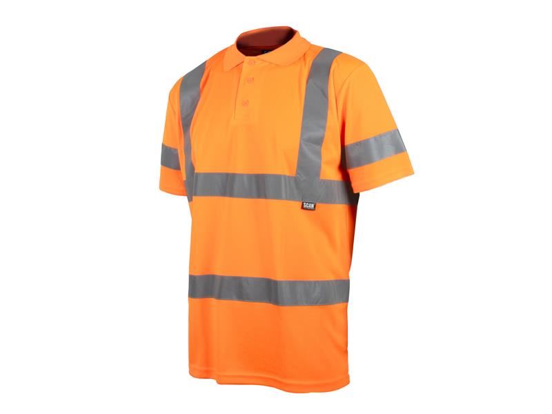 Hi-Vis Orange Polo Shirt