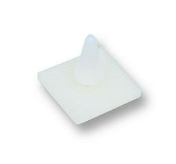 Nylon PCB Supports on Base, 12.7mm Height 4mm PCB Hole 17.8x17.8mm Base