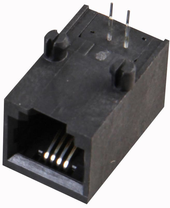 Socket 6P4C, RJ11, Low Profile