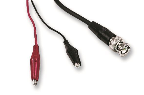 TENMA - BNC Plug to 2x Crocodile Clip Test Lead, 2m