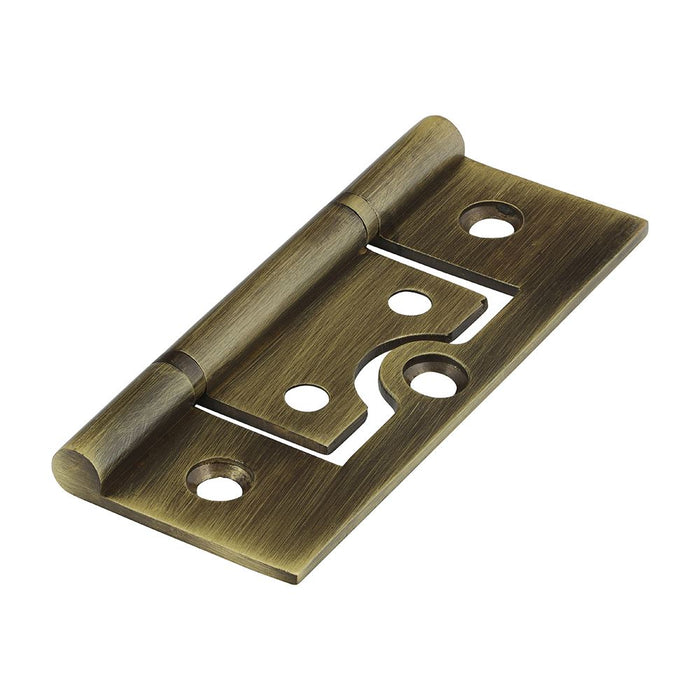 Plain Bearing Flush Hinges Solid Brass Pack of 2. Various Colours & Sizes