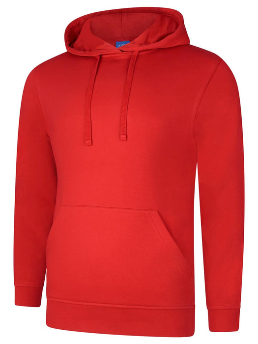 Unisex Deluxe Hooded Sweatshirt/Jumper - 60% Ring Spun Combed Cotton 40% Polyester