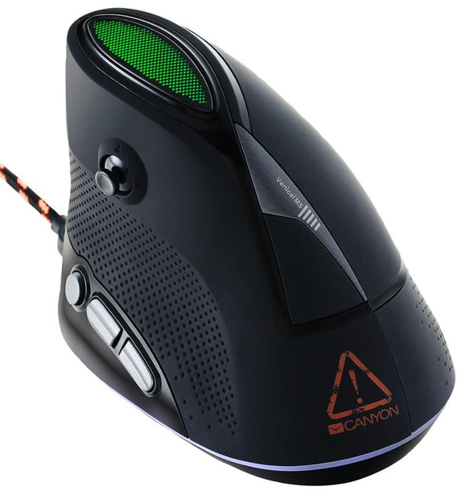 Emisat Vertical 7 Button Optical Gaming Mouse, Black
