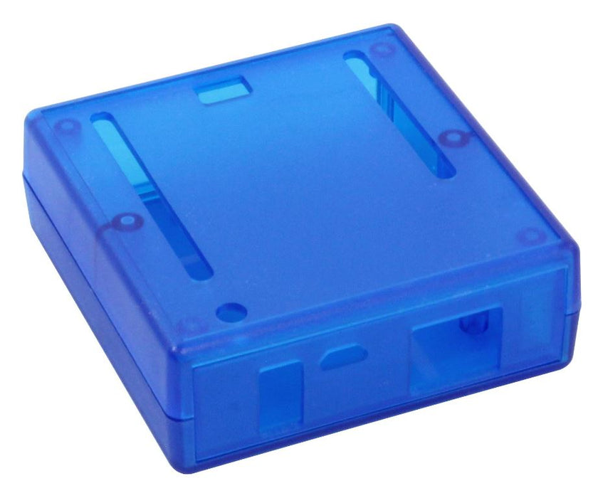 Blue ABS Case for Arduino Leonardo, M0 Pro, Uno or Yun - 75x74x27mm