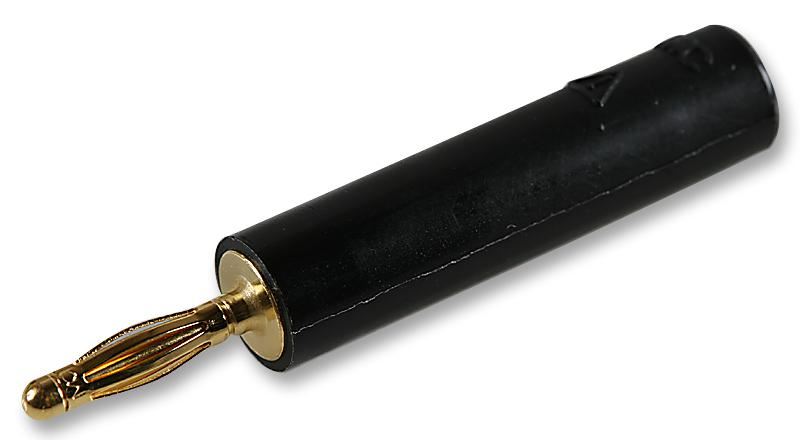 2mm Plug to 4mm Socket Test Lead Adaptor in Black