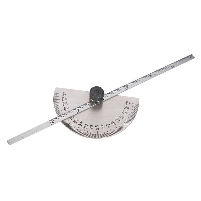 Adjustable Protactor Scale Protractor with Depth Gauge Scale - 150mm — StampyTools