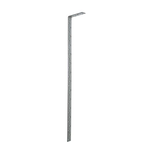 Horizontal Restraint Straps - Heavy Duty - Bent - Galvanised - Singles