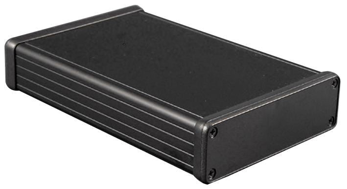 IP54 1455 Series Black Extruded Aluminium Instrument Enclosure