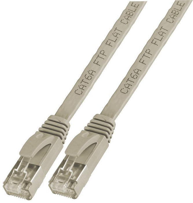 Flat Cat6a STP Ethernet Patch Lead