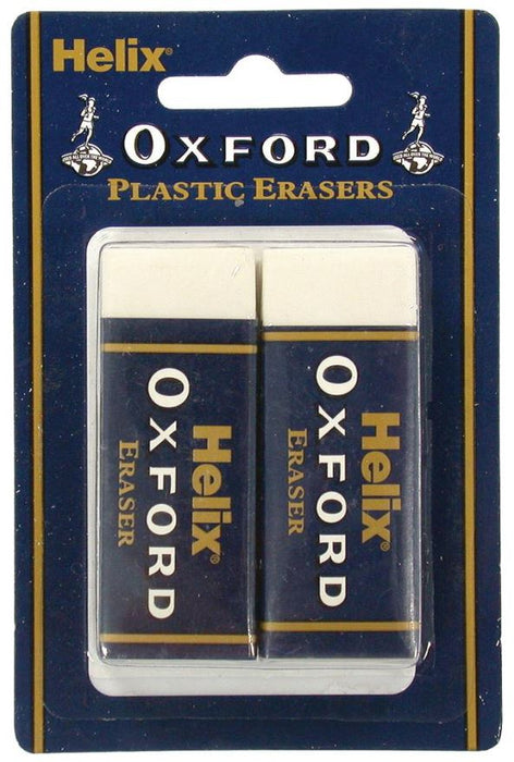 Oxford Large Sleeved Erasers - Pack of 2