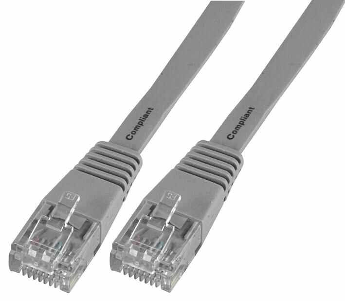 Flat Cat5e LSOH Ethernet Patch Lead