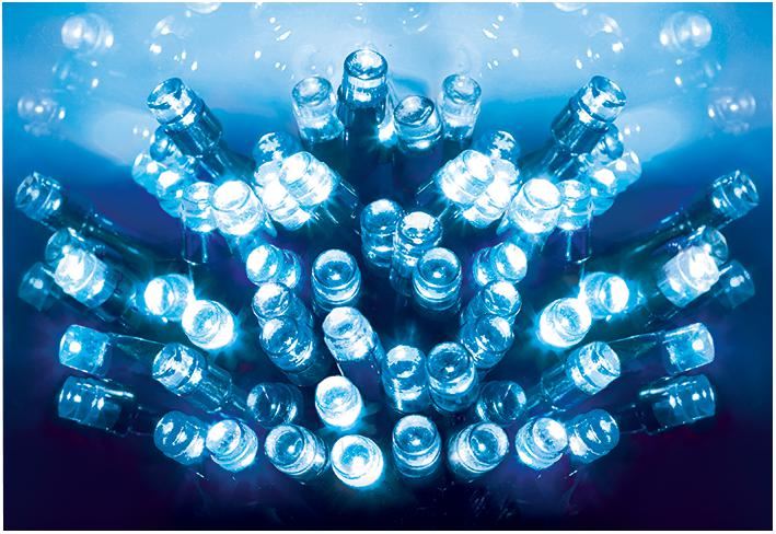 LED LIGHTS, BLUE, X24, B-O & TIMER