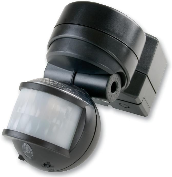 External PIR Sensor, 3000W Black