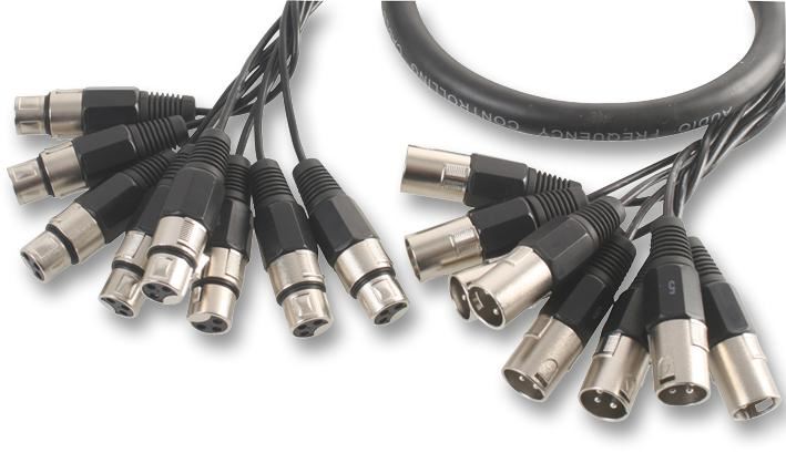 8 Way XLR Male to Female Loom