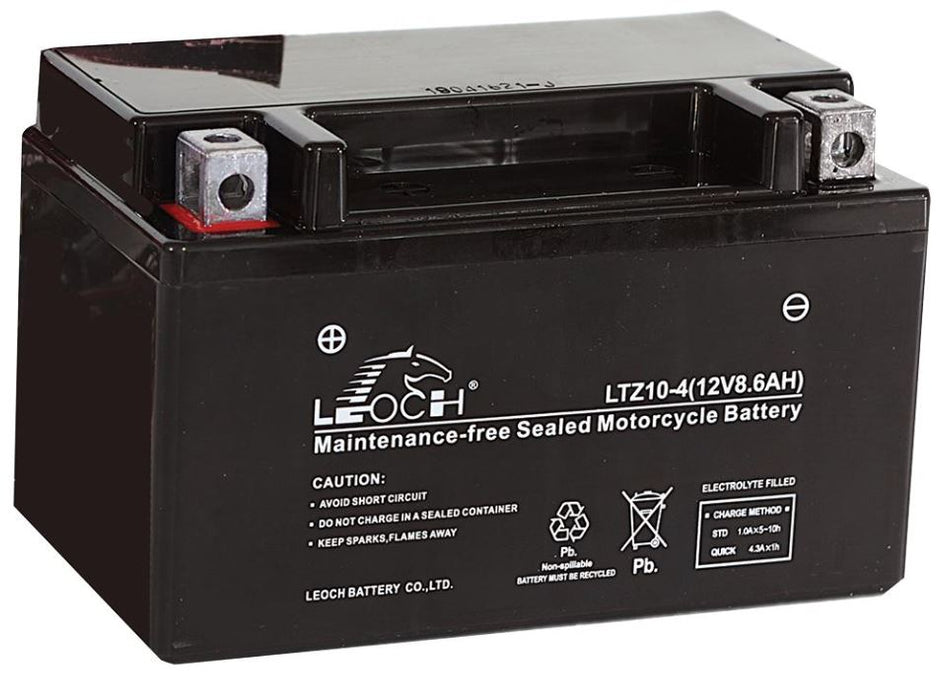 12V 8.6Ah Maintenance-Free Sealed Motorcycle Battery