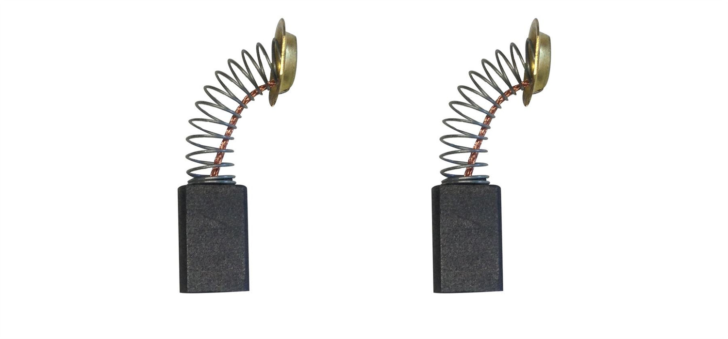 2x Carbon Brushes - Use on Makita Cb303 Grinder-Rutter (Size - 5 X 11 X 18.5/17)