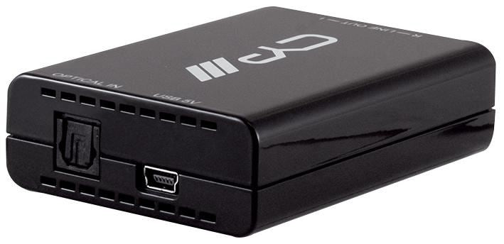 Optical to L/R Stereo Audio Converter, DAC