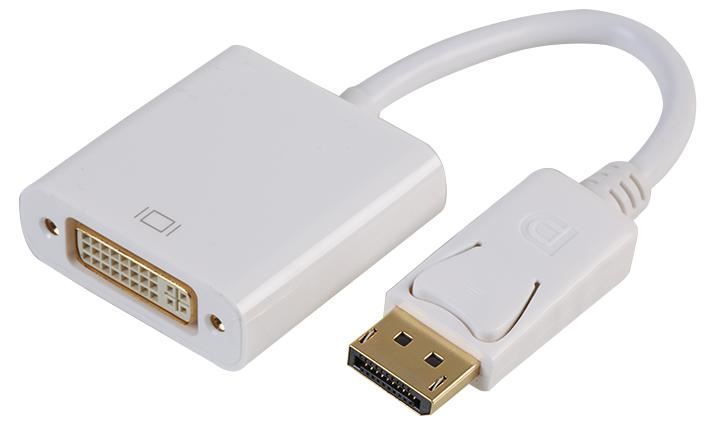 DisplayPort Male-to-DVI Female Adaptor