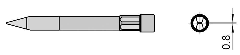 Chisel Soldering Iron Tip, 1.60mm