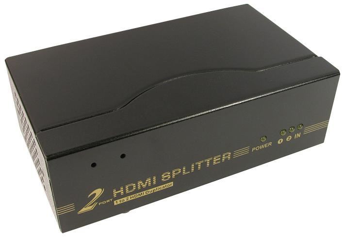 2-Port Full-HD 3D HDMI Splitter