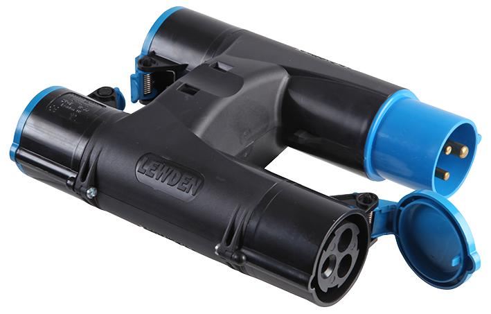 Splitline 3 Way CEE Power Splitter, 16A 240V IP44