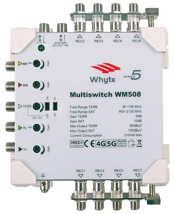 WM508 Series 5 5-Wire, 8-Way Multiswitch