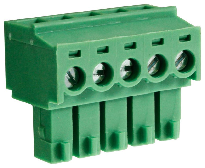 3.81mm Pluggable Rising Clamp Terminal Block, 5-Pole, 8A