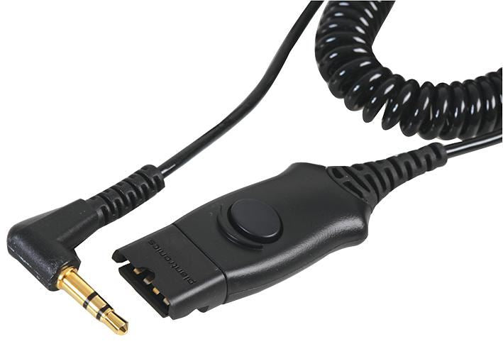 3.5mm Jack to Quick Disconnect Connection Telephone Headset Adaptor
