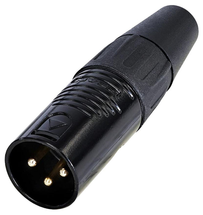 3 Pole XLR Plug Black