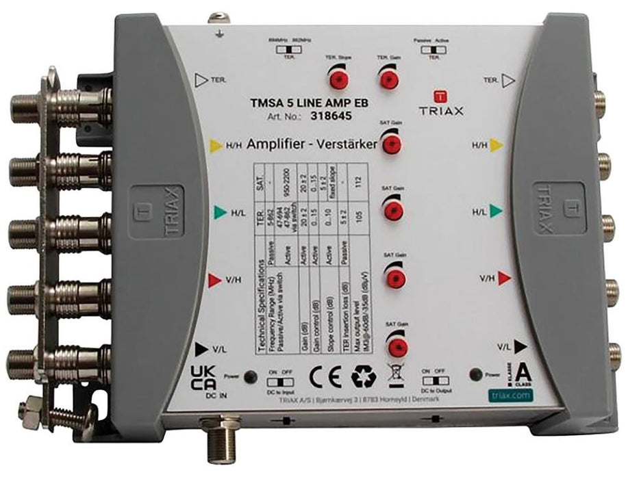 TMSA 5 Line Amplifier, 20dB Gain