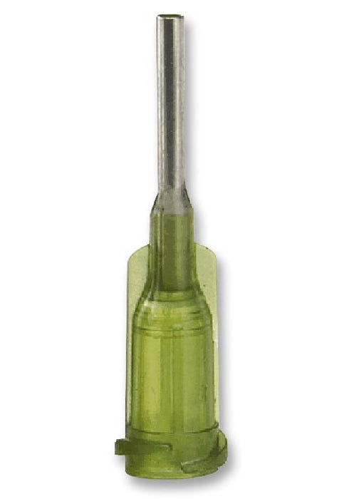 14 Gauge Fluid Dispensing Tip, TE Series, Olive, Pack of 50