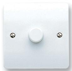 Logic Plus 1 Gang 2 Way Push Dimmer Light Switch