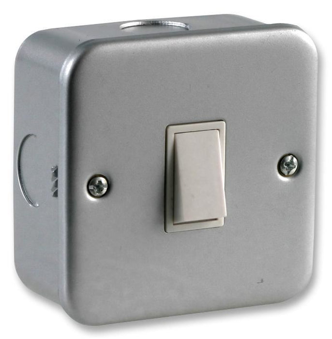 Metalclad 1 Gang 2 Way Light Switch