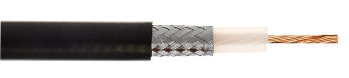 RG174A/U Coaxial Cable Black 100m Reel