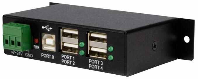 STARTECH - 4 Port Rugged Industrial USB Hub - Mountable, Bus Powered