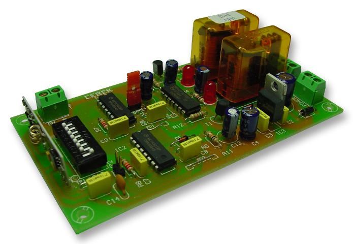 12V Double Touch 2-Channel Remote Control Receiver Module with Dual Relay Output