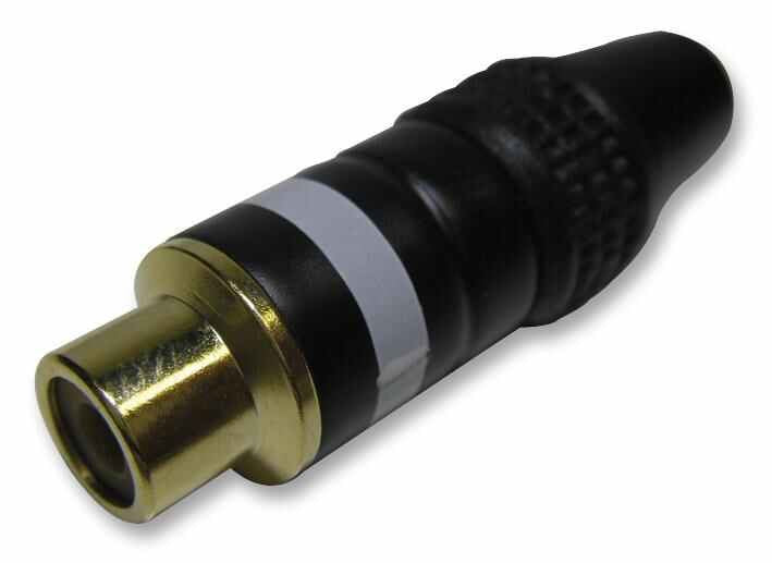 Phono Socket, Black / White