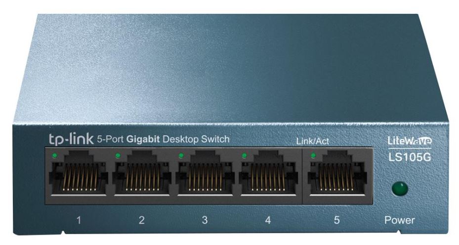 LiteWave 5 Port Gigabit Home / Office Desktop Switch