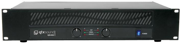 QA400 Power Amplifier, 2x 100W RMS - 2U