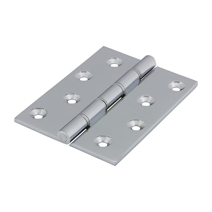 Double Stainless Steel Washer Hinge Polished Chrome